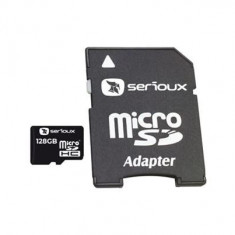 Card Memorie Serioux MicroSD 128Gb + Adaptor SD Clasa 10