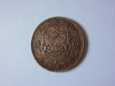 Romania 2 Bani 1900 in stare foarte buna,cu patina deosebita foto