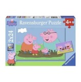 Cumpara ieftin Puzzle 2 in 1 - Peppa Pig, 48 piese