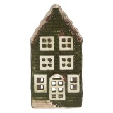 Cumpara ieftin Candela Casuta Craciun ceramica multicolora 7x7x14 cm