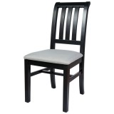 SCAUN KING CU SPATAR LAMELE STOFA STANDARD - Wenge Negru