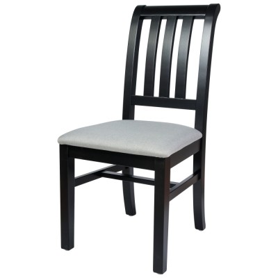 SCAUN KING CU SPATAR LAMELE STOFA STANDARD - Wenge Negru foto