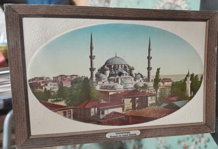 Carte postala, Constantinopole, Mosquee de Sullian Beyuzid