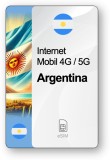 ESIM Internet Argentina, valabil 30 zile, trafic Nelimitat, Premium