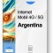 eSIM Internet Argentina, valabil 7 zile, trafic Nelimitat, Premium
