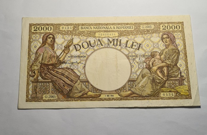 2000 lei 1944 Mai