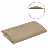 P&acirc;nză de schimb umbrelă de soare de exterior gri taupe 300 cm