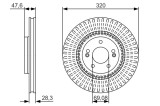 BOSCH 0 986 479 A21 Disc frana