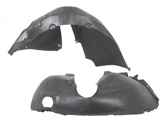 Carenaj aripa interioara, aparatori noroi Volkswagen Passat (B8), 08.2014-, fata, Stanga, spate; ABS+PCV