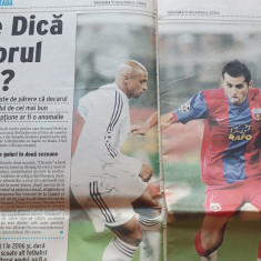 Ziarul Pro Sport nr 2877, 9 decembrie 2006, Dica