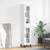 VidaXL Dulap &icirc;nalt, alb, 34,5x34x180 cm, lemn prelucrat 3199449