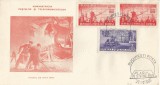 |Romania, LP 263/1950, Planul de stat (dantelat si nedantelat), FDC