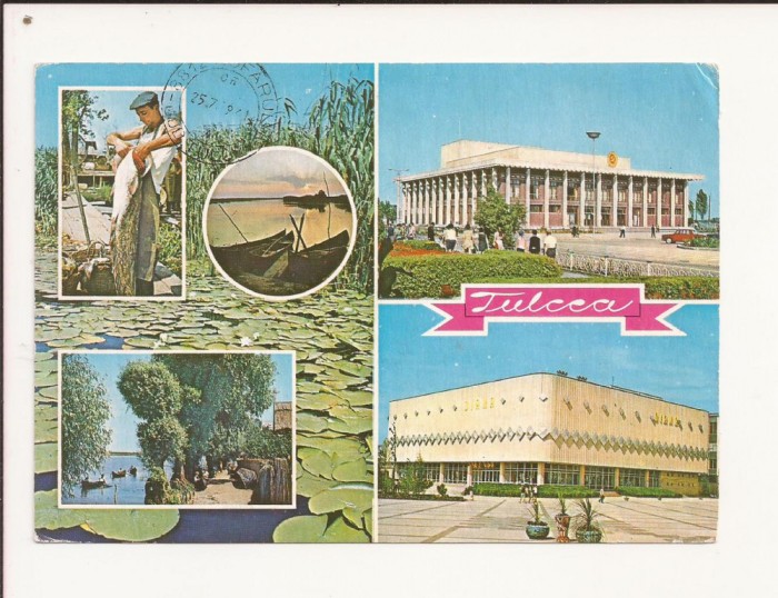 Carte Postala veche - Tulcea , Delta Dunarii, Necirculata 1979