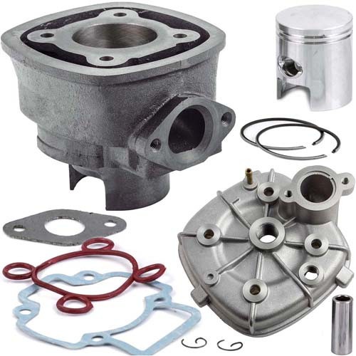 Set Motor scuter PIAGGIO NRG MC2 DT 50 49cc 2T + CHIULOASA - 4 Colturi - Apa