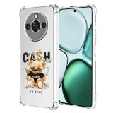 Husa antisoc pentru honor x9c smart, airbag pro, clear, cash is king