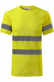 Tricou fluorescent cu benzi reflectorizante