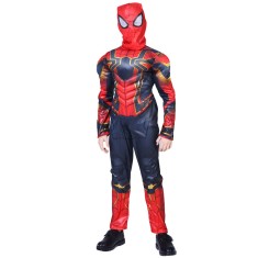 Set costum Iron Spiderman DEPOX&reg;, New Attitude, 6 ani, rosu