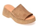 Papuci GRYXX maro, 459862, din piele intoarsa