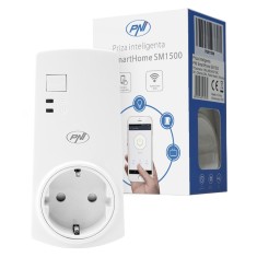 Resigilat : Priza inteligenta PNI SmartHome SM1500 programabila WiFi, compatibila foto