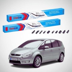 Ștergătoare Ford S-Max Mk1 WA6 2006-2009 | Set Față Flat Premium &ndash; TeamCar&reg;