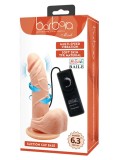 Vibrator realistic cu rotatii, cu telecomanda si ventuza de fixare, Vibratii &amp; Rotatii (15cm) (DB)#