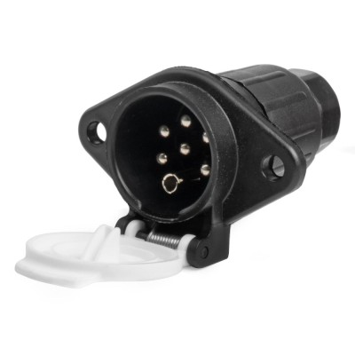 Priza remorca cu 7 PIN, Tip S, tensiune 24V, destinatie TIR, Camion foto