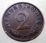 2.988 GERMANIA 2 REICHSPFENNIG 1937 A, Europa, Bronz