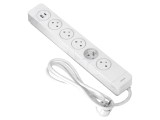 Prelungitor cu 5 prize și protecție la supratensiune 16A