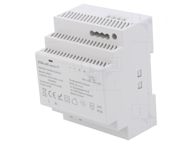 Alimentator Pulsatoriu 24VDC 92W pentru Şină DIN