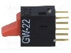 Intrerupator ON-ON, 2 pozitii, DPDT, NKK SWITCHES - GW22LCP