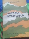 Datoria ostaseasca-K.K.Rokossovski