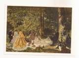 FA98 -Carte Postala- RUSIA - Pushkin Museum, Moscow - Claude Monet, Luncheon on the Grass , necirculata 1983