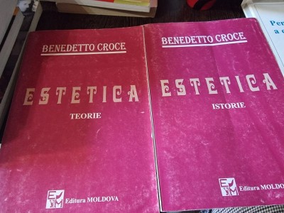 Estetica - Benedetto Croce 2 volume teorie, istorie foto