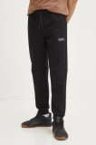 Hummel pantaloni de trening culoarea negru, neted, 225920
