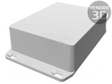 Carcasă Universală Neagră 94x119x37mm cu Lame de Fixare