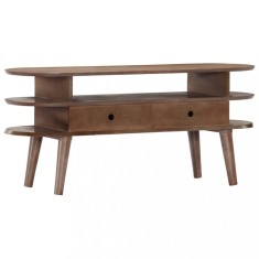 vidaXL Comodă TV, 110x35x50 cm, lemn masiv de acacia 282874