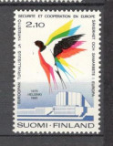 Finlanda.1985 10 ani Conferinta ptr. securitate si cooperare Helsinki DF.86