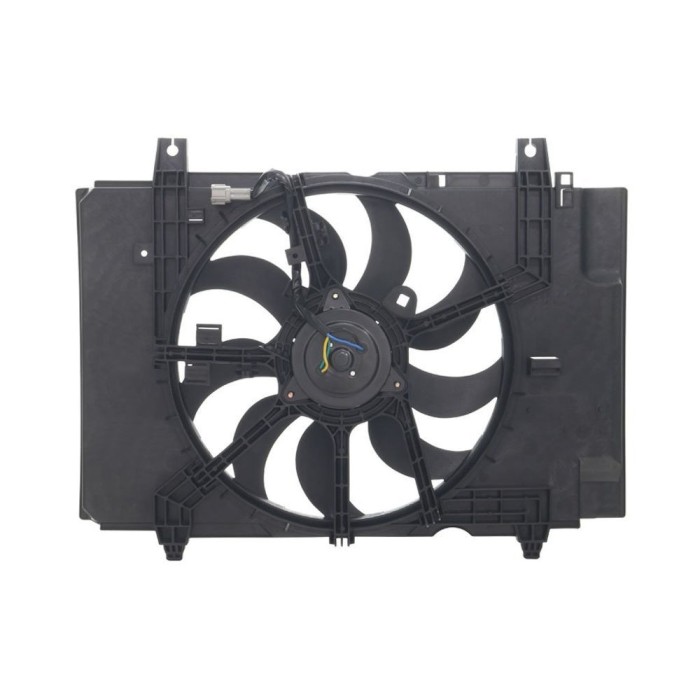 GMV radiator electroventilator Nissan Cube (Z11), 2010-, Juke (F15), 06.2010-, Motorizare 1, 5 80kw; 1, 5 Dci; 81kw; 1, 6 81/86kw; 1, 6 T 140kw Benzi