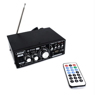 Amplificator profesional tip statie T110, BT, telecomanda foto