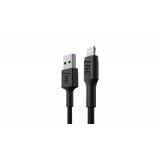 Green Cell GC PowerStream USB-A - Lightning 30cm Cablu de date și &icirc;ncărcare Apple 2.4A Apple 2.4A