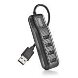 Hub USB 2.0 NGS Port 2.0, 4 porturi, negru