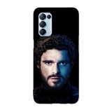Husa compatibila cu Oppo A54 5G, Viceversa, model Rob Stark Game of Thrones, Silicon, TPU, Transparent, Carcasa