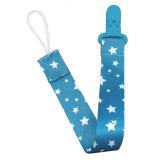 Curea Suzeta Honeybaby, Stele, Albastru, 23.5cm, 0% BPA, Oem