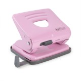 Cumpara ieftin Perforator hartie 2 perforatii 25 coli metal Rapesco 825 Perforator metalic Rapesco 825 25 coli roz