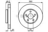 Disc frana TOYOTA AVENSIS Liftback (T22) (1997 - 2003) BOSCH 0 986 478 451