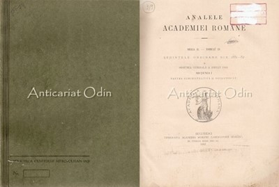 Analele Academiei Romane IV - 1882