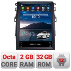 Navigatie tip Tesla Ford Mondeo 4 radio gps internet 8Core 4G carplay android auto 2+32 kit-tesla-377+EDT-E320 CarStore Technology foto
