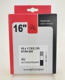 Camera de aer biciclete JET 16" x 1,75/2,125 AV-32mm Cod:D148