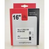 Camera de aer biciclete JET 16" x 1,75/2,125 AV-32mm Cod:D148