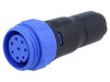 Conector Circular Mamă BULGIN PX0411/08S/6065 Buccaneer 400, 8 Pini, IP68, Poliamidă, 125V, Cablu 6-6.5mm